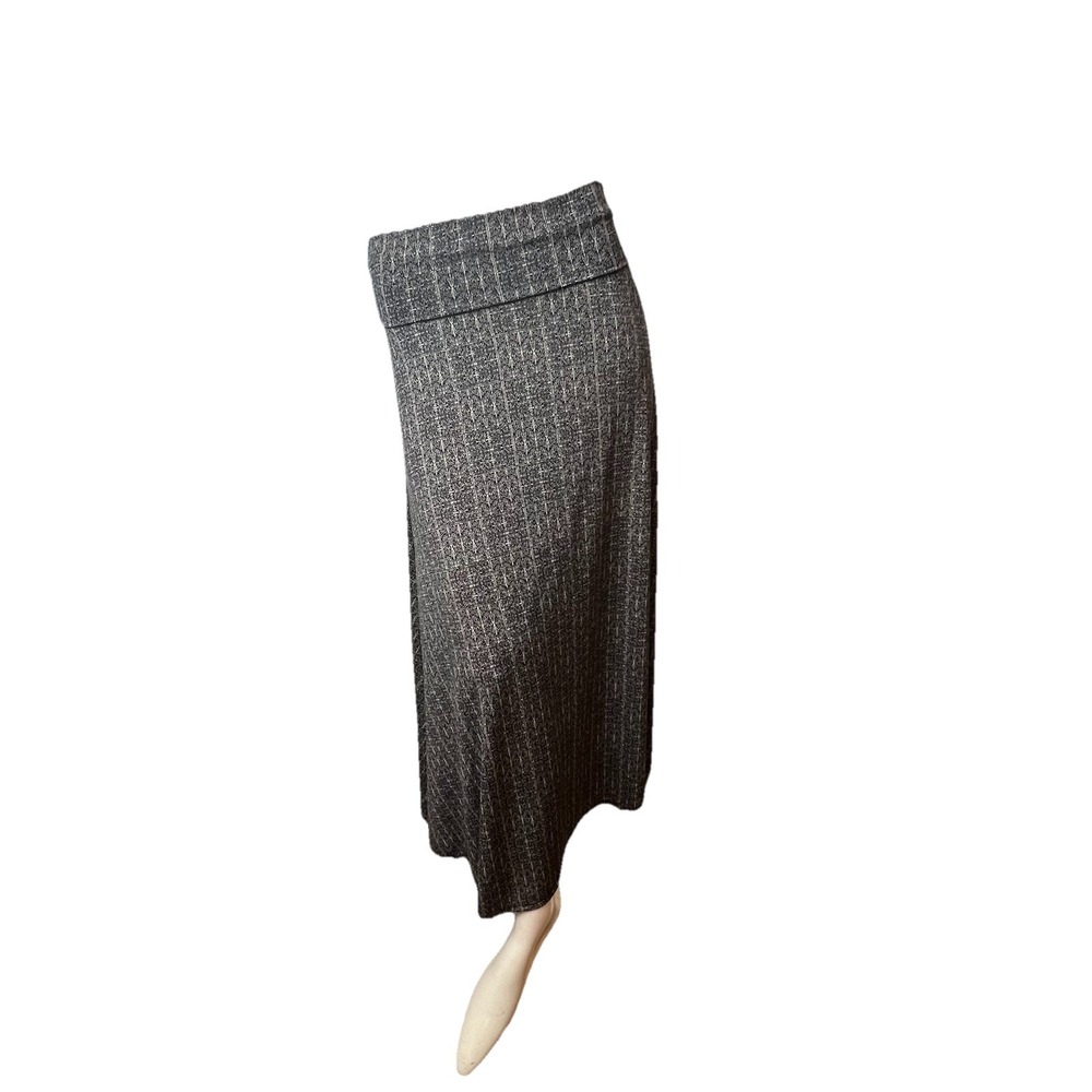 lularoe women's fold over waist black and tan maxi Skirt XS